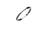 Bracciale Bikkembergs Uomo Classic diamonds in Acciaio Diamante CLAB17WB - CLAB17WB